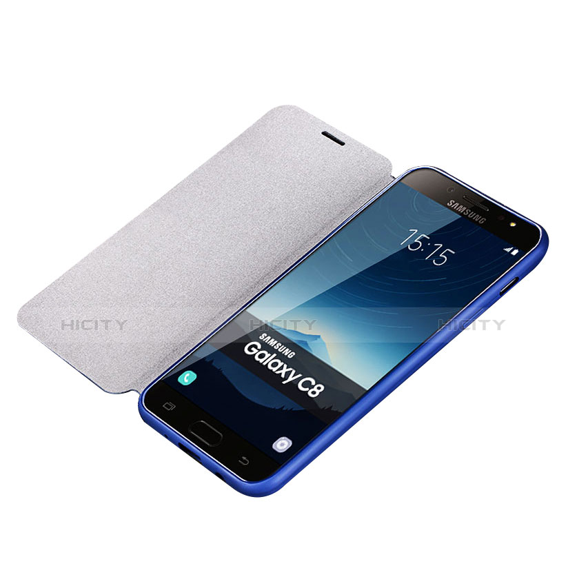 Custodia Portafoglio In Pelle Cover con Supporto per Samsung Galaxy J7 Plus