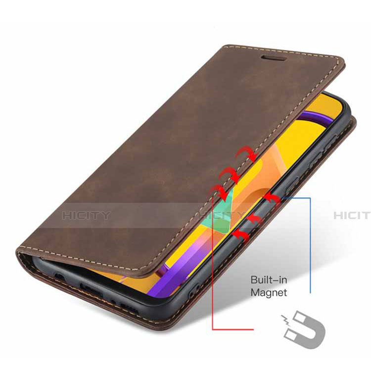Custodia Portafoglio In Pelle Cover con Supporto per Samsung Galaxy M21