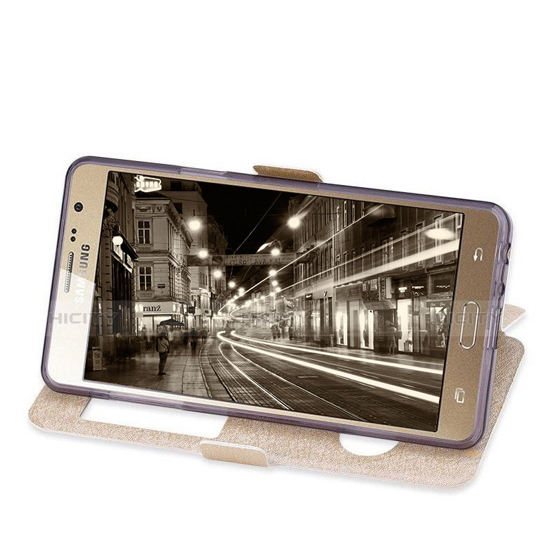 Custodia Portafoglio In Pelle Cover con Supporto per Samsung Galaxy On7 G600FY