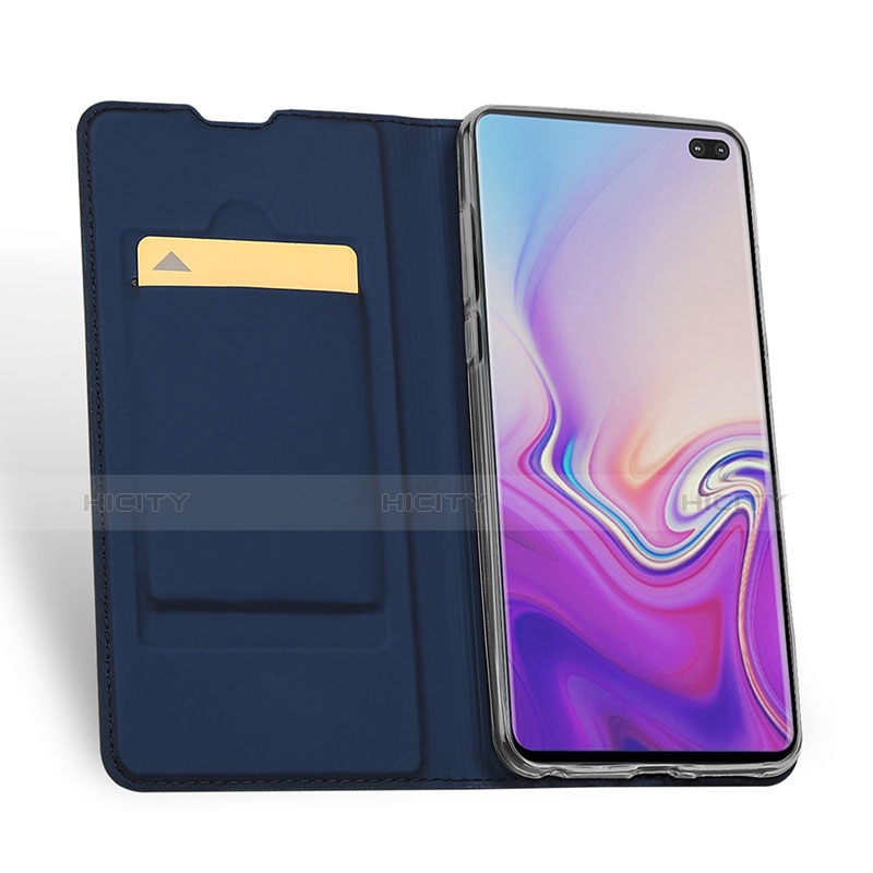 Custodia Portafoglio In Pelle Cover con Supporto per Samsung Galaxy S10 Plus