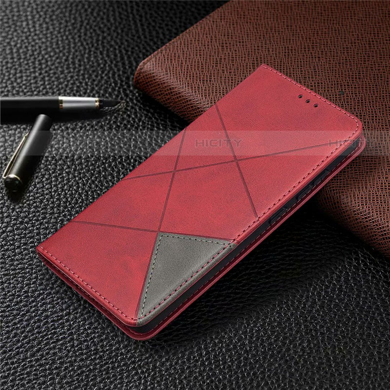 Custodia Portafoglio In Pelle Cover con Supporto per Samsung Galaxy S20 Lite 5G Rosso