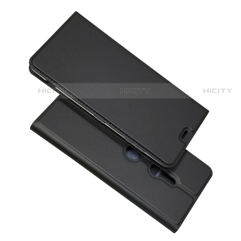 Custodia Portafoglio In Pelle Cover con Supporto per Sony Xperia XZ3