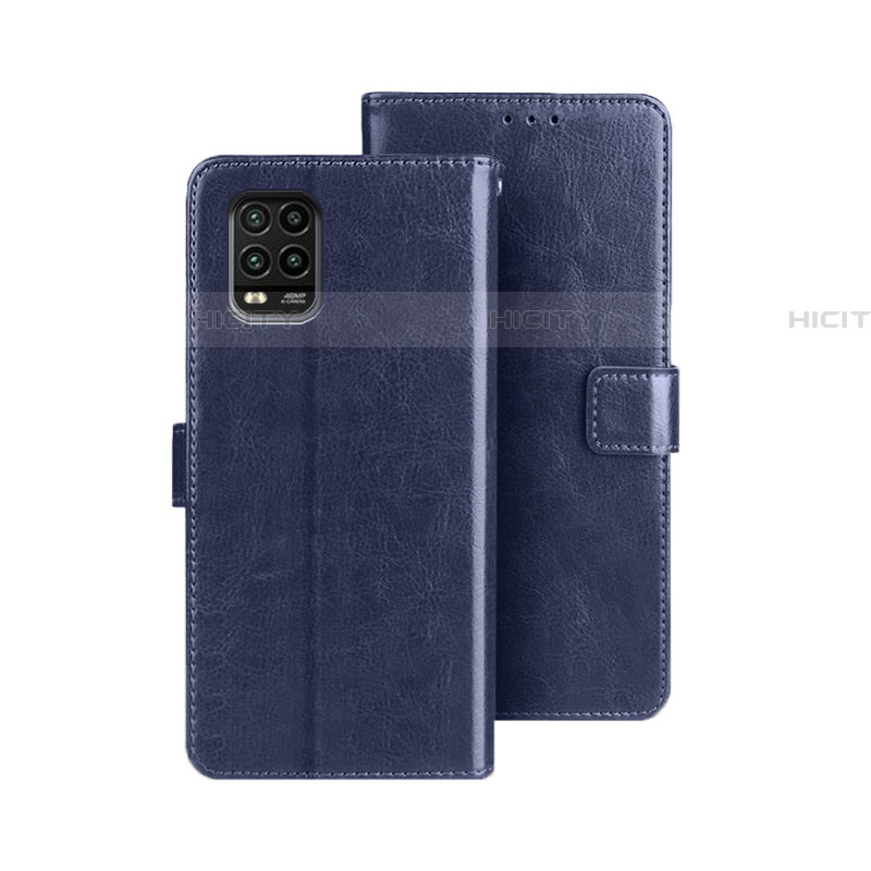 Custodia Portafoglio In Pelle Cover con Supporto per Xiaomi Mi 10 Lite Blu