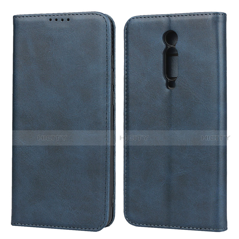 Custodia Portafoglio In Pelle Cover con Supporto per Xiaomi Mi 9T Blu