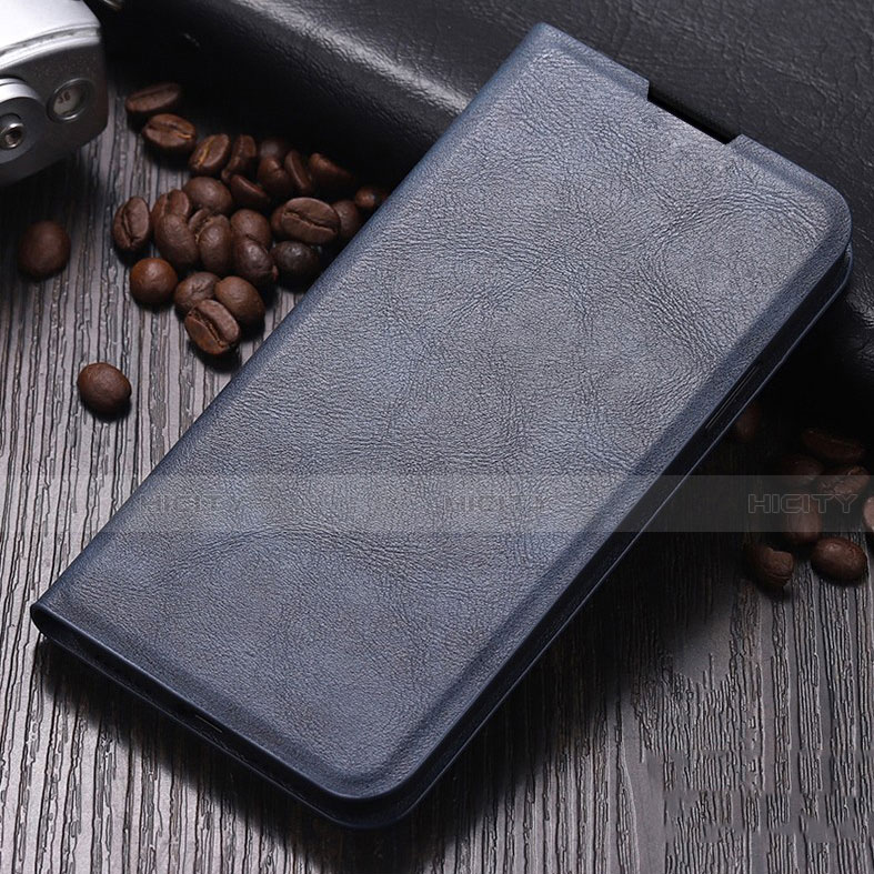 Custodia Portafoglio In Pelle Cover con Supporto per Xiaomi Mi Note 10 Blu