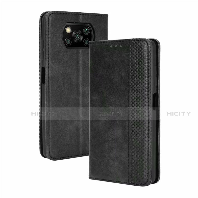 Custodia Portafoglio In Pelle Cover con Supporto per Xiaomi Poco X3