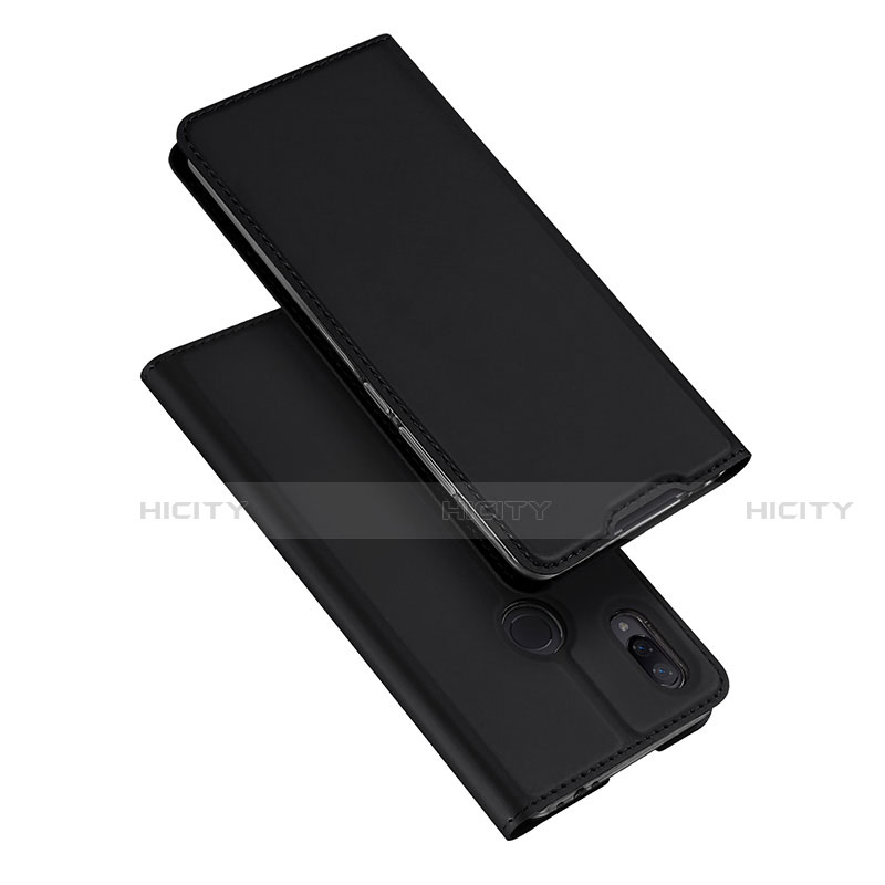 Custodia Portafoglio In Pelle Cover con Supporto per Xiaomi Redmi Note 7 Pro Nero