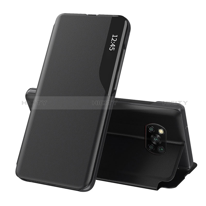 Custodia Portafoglio In Pelle Cover con Supporto Q01H per Xiaomi Poco X3