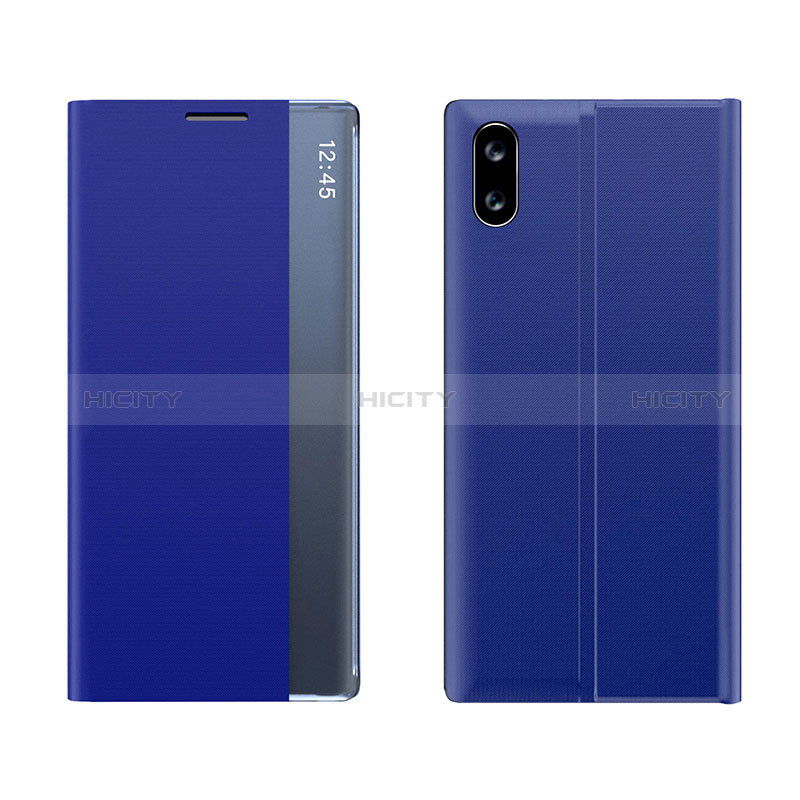 Custodia Portafoglio In Pelle Cover con Supporto Q04H per Xiaomi Redmi 9A Blu