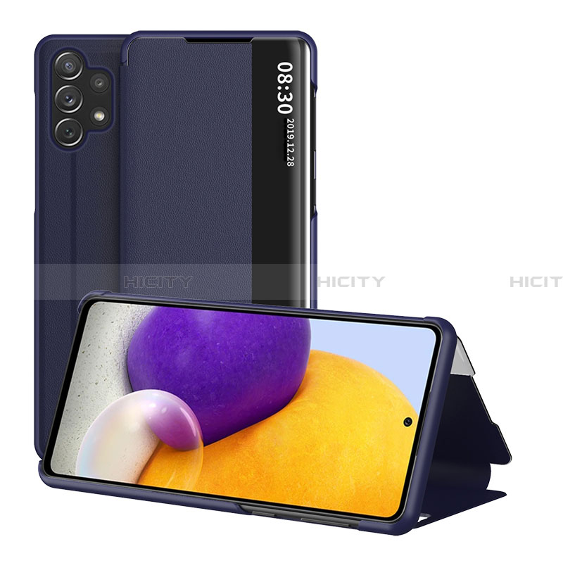 Custodia Portafoglio In Pelle Cover con Supporto QH1 per Samsung Galaxy A32 5G