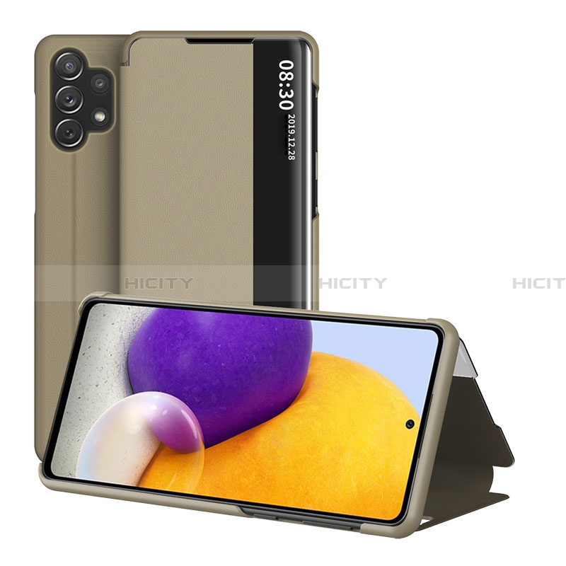 Custodia Portafoglio In Pelle Cover con Supporto QH1 per Samsung Galaxy A32 5G