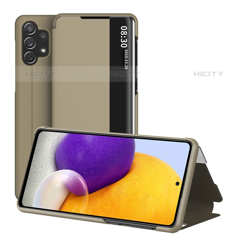 Custodia Portafoglio In Pelle Cover con Supporto QH1 per Samsung Galaxy M32 5G