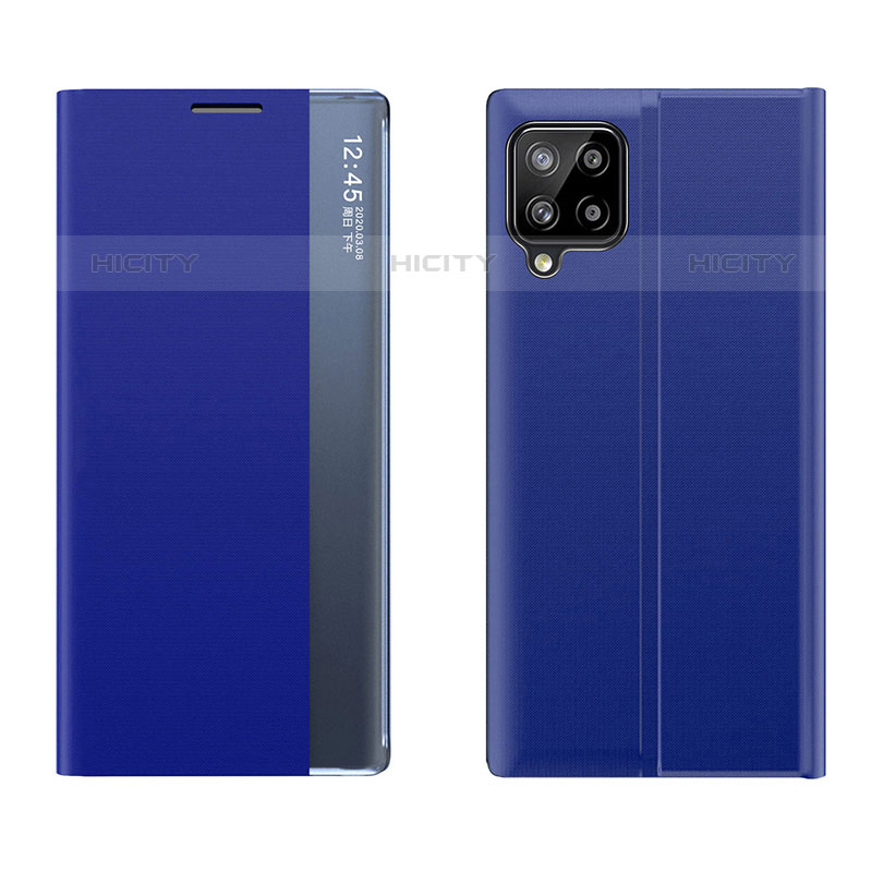 Custodia Portafoglio In Pelle Cover con Supporto QH2 per Samsung Galaxy M33 5G Blu