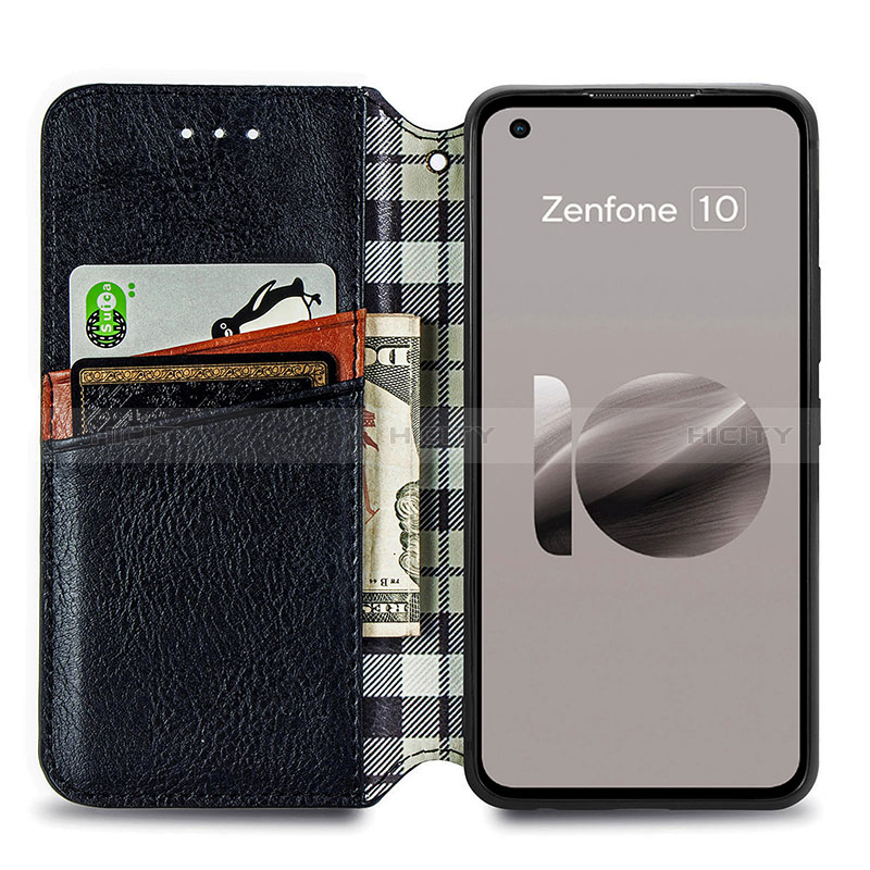Custodia Portafoglio In Pelle Cover con Supporto S01D per Asus ZenFone 10