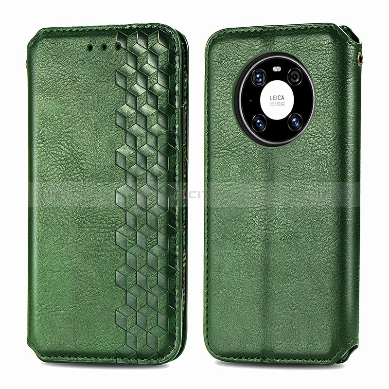 Custodia Portafoglio In Pelle Cover con Supporto S01D per Huawei Mate 40 Pro