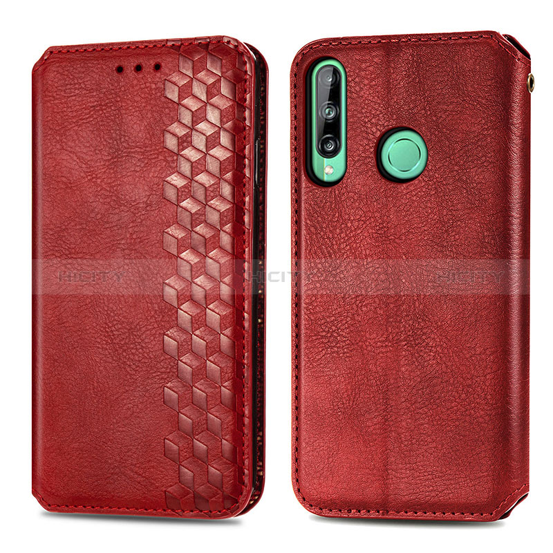 Custodia Portafoglio In Pelle Cover con Supporto S01D per Huawei Y7p