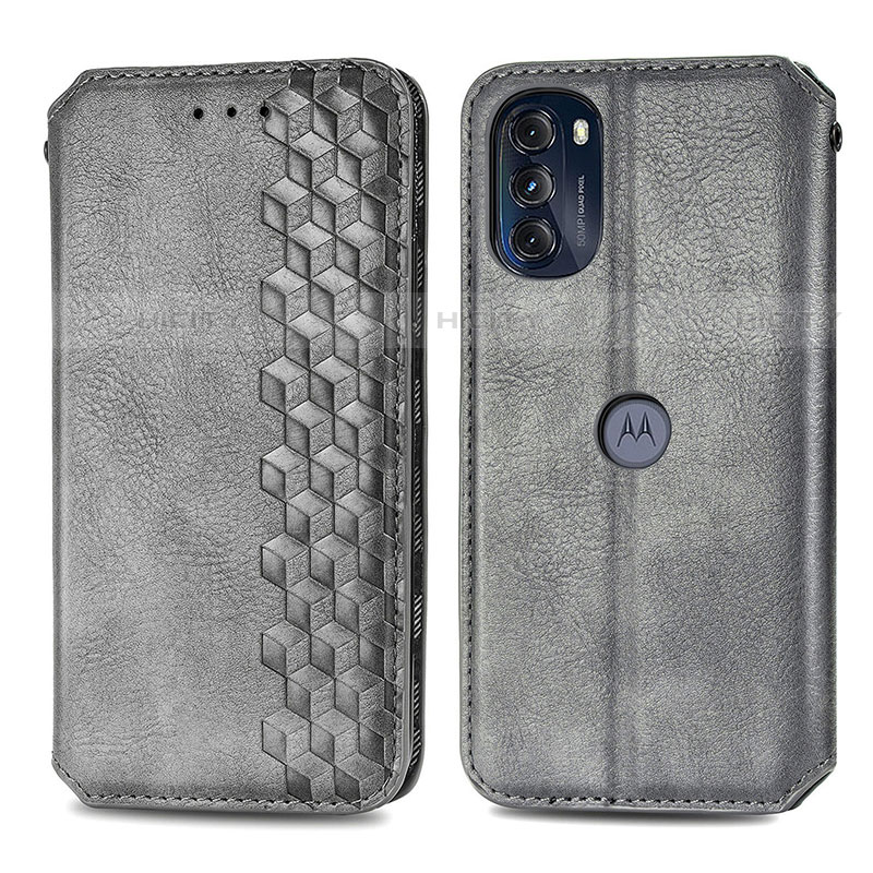 Custodia Portafoglio In Pelle Cover con Supporto S01D per Motorola Moto G 5G (2022)