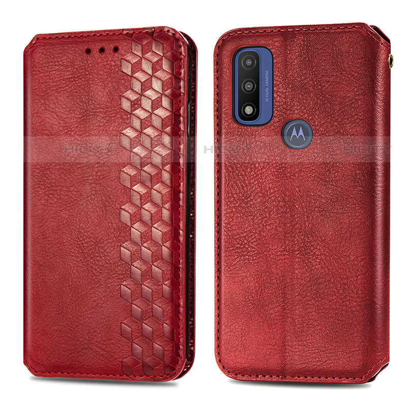 Custodia Portafoglio In Pelle Cover con Supporto S01D per Motorola Moto G Pure