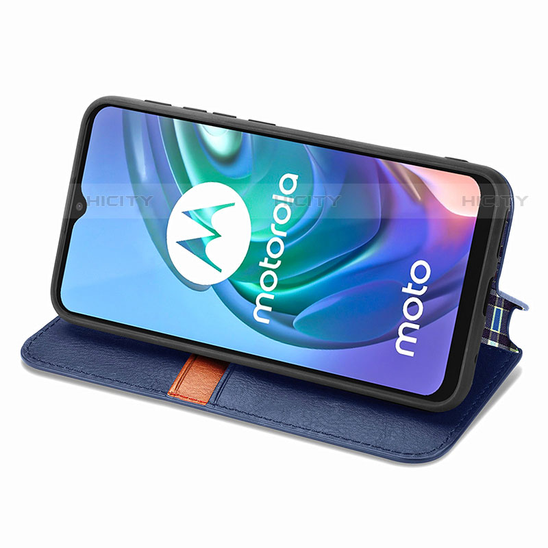 Custodia Portafoglio In Pelle Cover con Supporto S01D per Motorola Moto G20