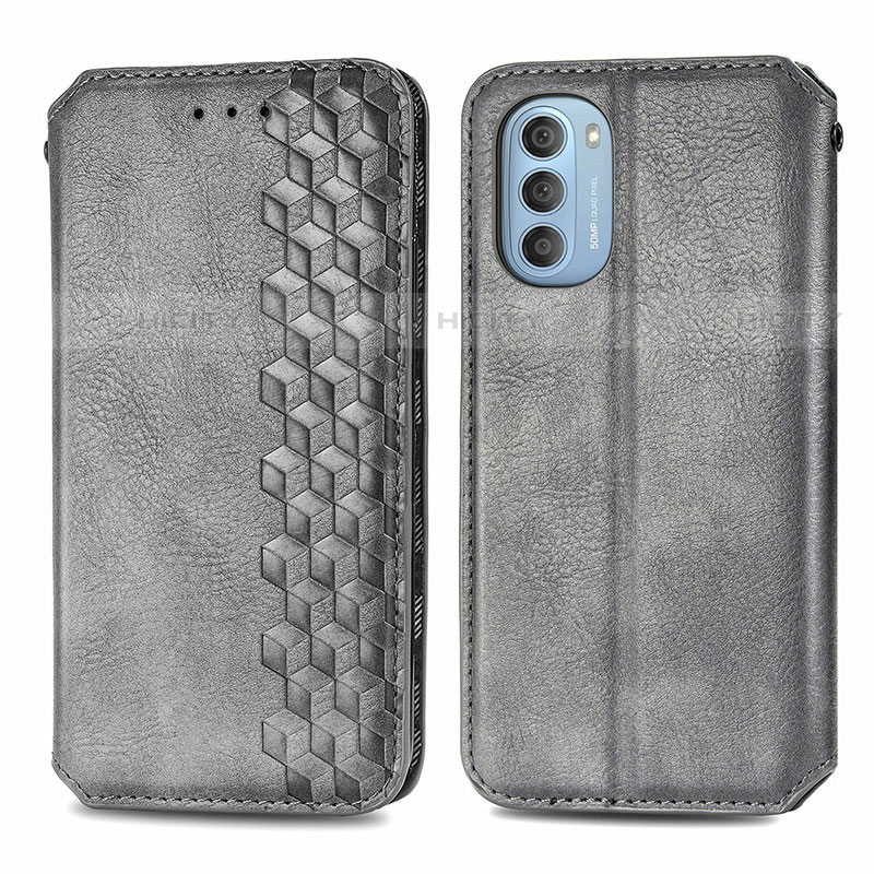 Custodia Portafoglio In Pelle Cover con Supporto S01D per Motorola Moto G51 5G