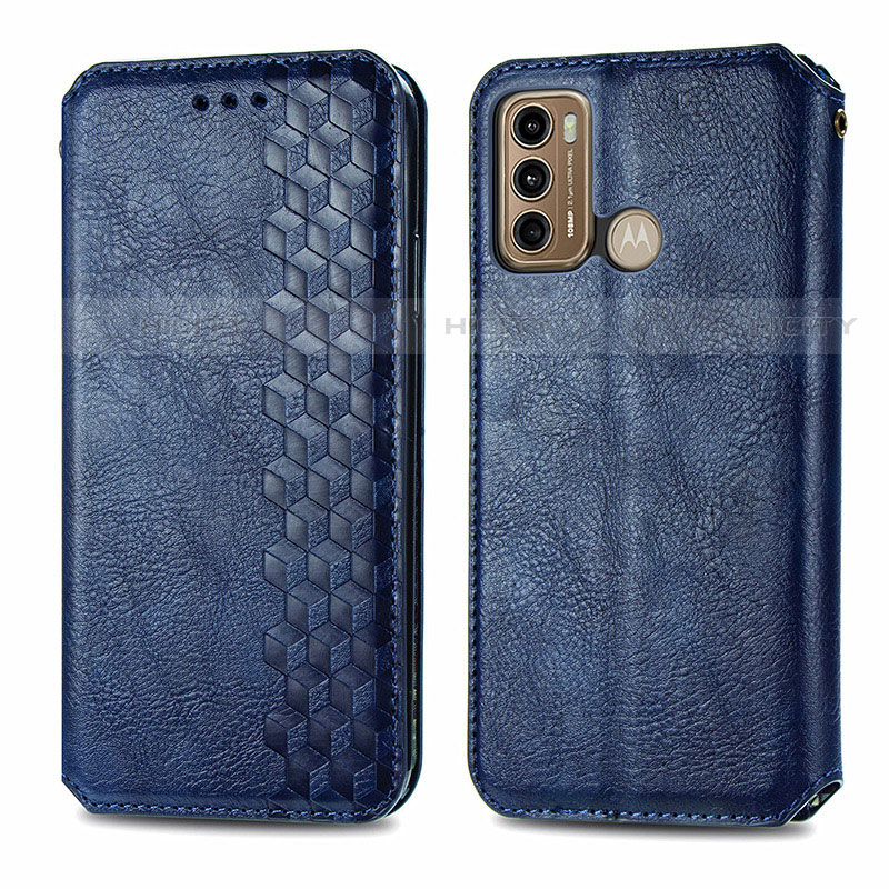 Custodia Portafoglio In Pelle Cover con Supporto S01D per Motorola Moto G60