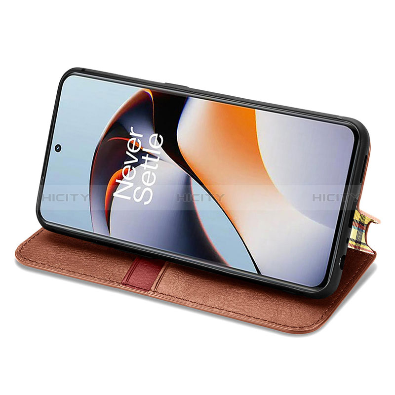 Custodia Portafoglio In Pelle Cover con Supporto S01D per OnePlus Ace 2 Pro 5G
