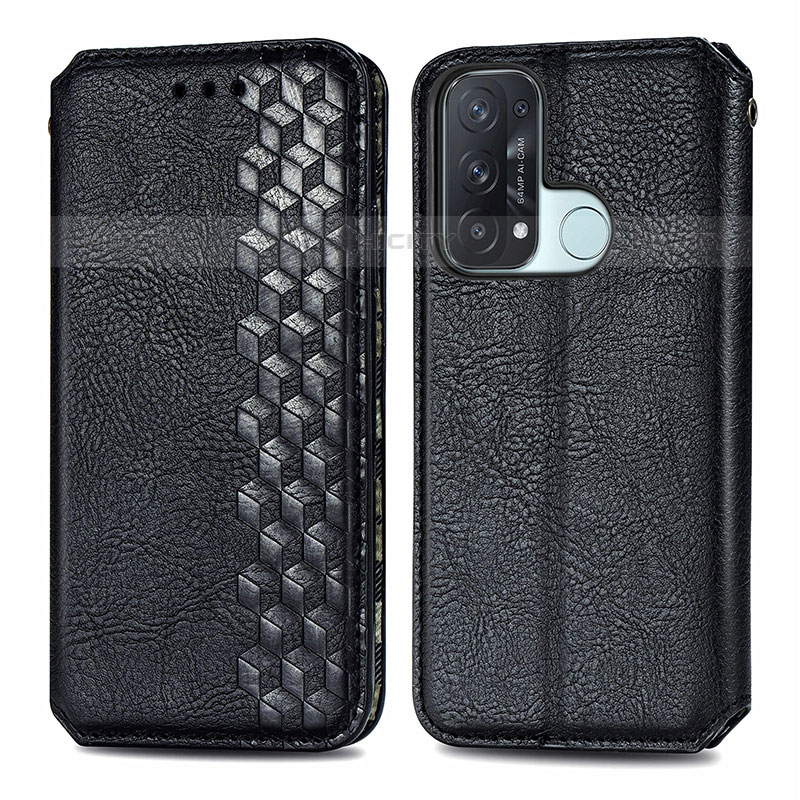 Custodia Portafoglio In Pelle Cover con Supporto S01D per Oppo Reno5 A