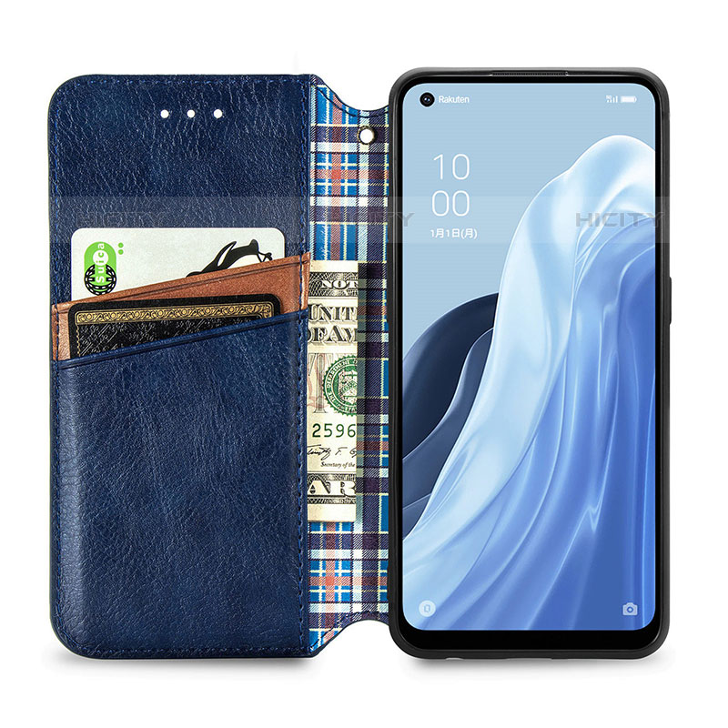 Custodia Portafoglio In Pelle Cover con Supporto S01D per Oppo Reno7 A