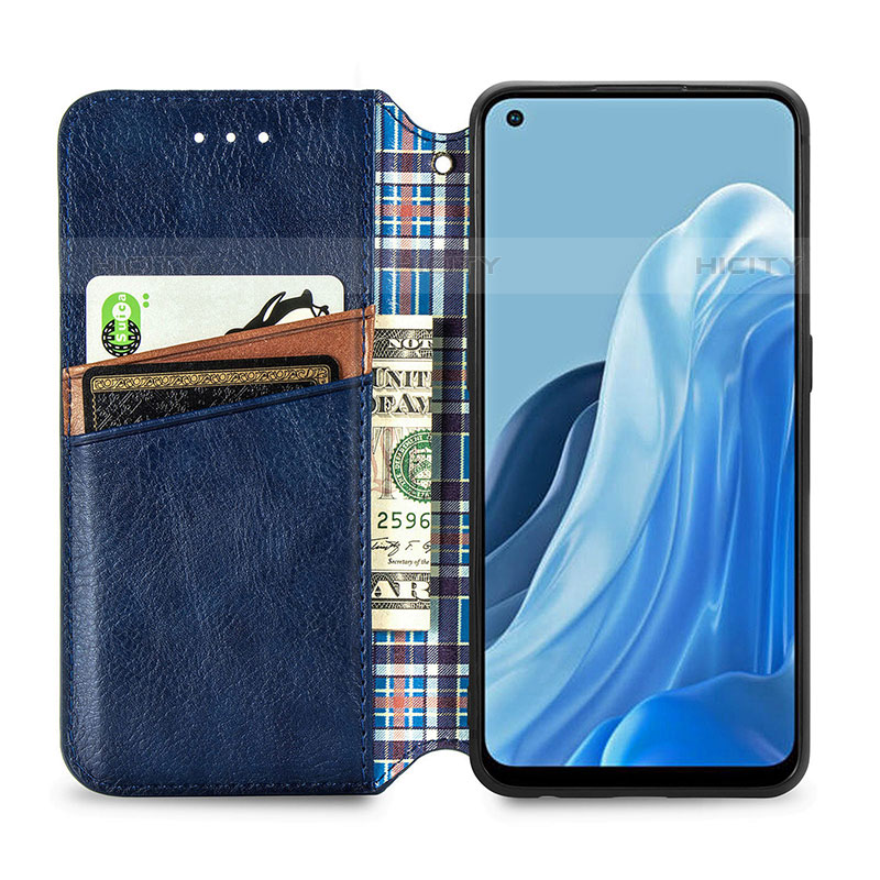 Custodia Portafoglio In Pelle Cover con Supporto S01D per Oppo Reno8 4G