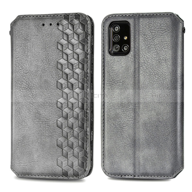 Custodia Portafoglio In Pelle Cover con Supporto S01D per Samsung Galaxy A51 4G