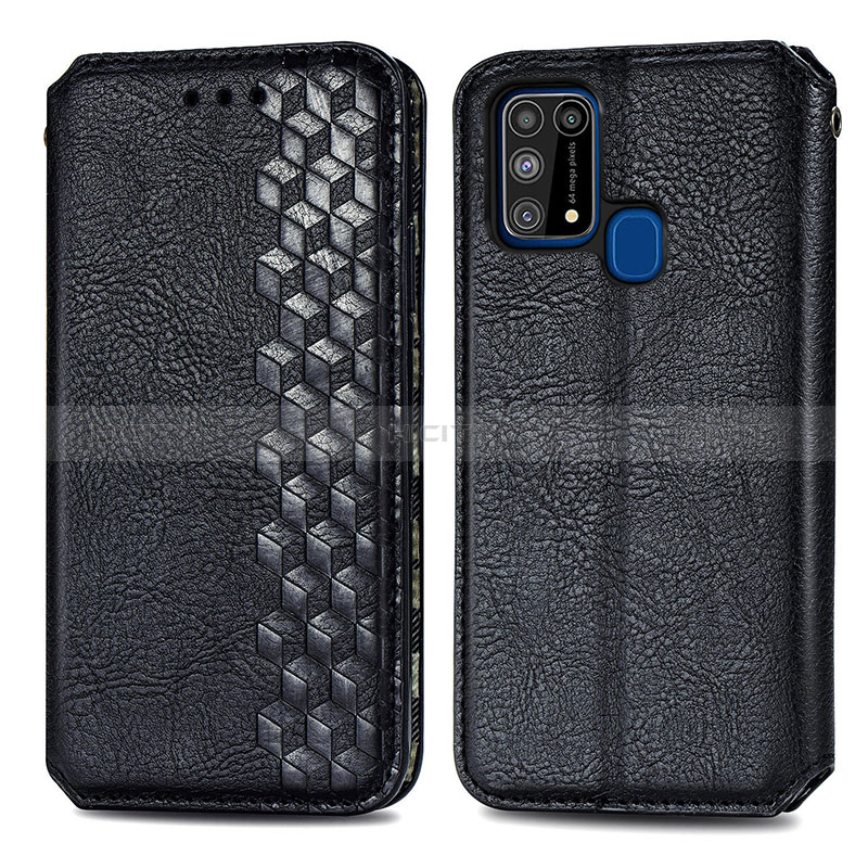 Custodia Portafoglio In Pelle Cover con Supporto S01D per Samsung Galaxy M31 Prime Edition