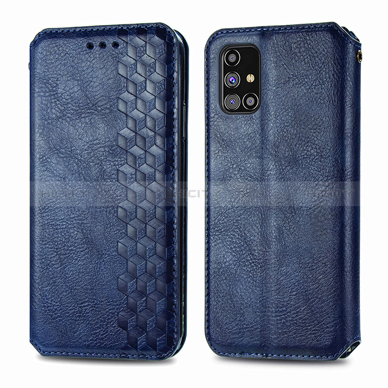 Custodia Portafoglio In Pelle Cover con Supporto S01D per Samsung Galaxy M31s