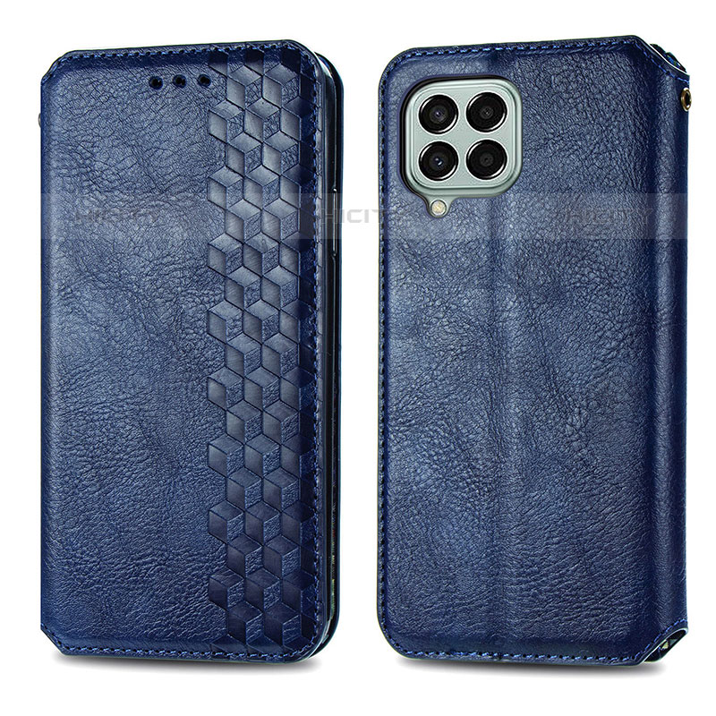 Custodia Portafoglio In Pelle Cover con Supporto S01D per Samsung Galaxy M33 5G