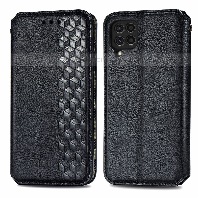 Custodia Portafoglio In Pelle Cover con Supporto S01D per Samsung Galaxy M62 4G