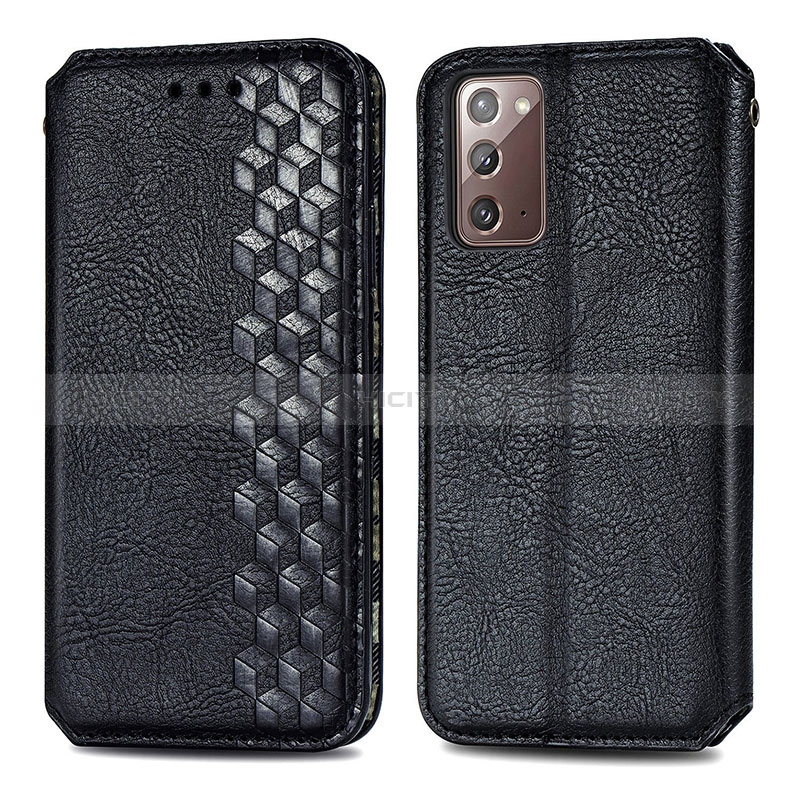 Custodia Portafoglio In Pelle Cover con Supporto S01D per Samsung Galaxy Note 20 5G