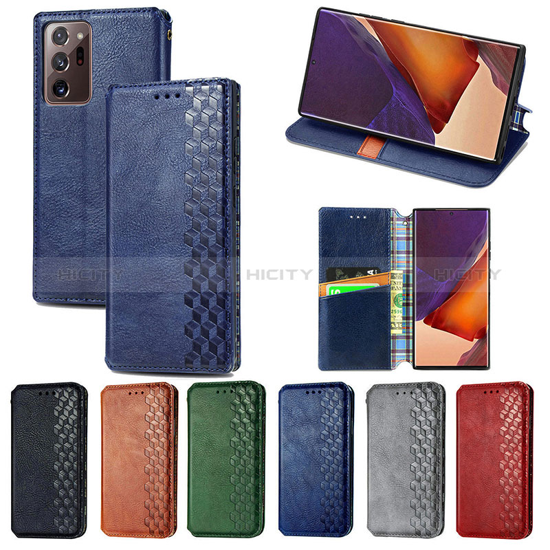 Custodia Portafoglio In Pelle Cover con Supporto S01D per Samsung Galaxy Note 20 Ultra 5G