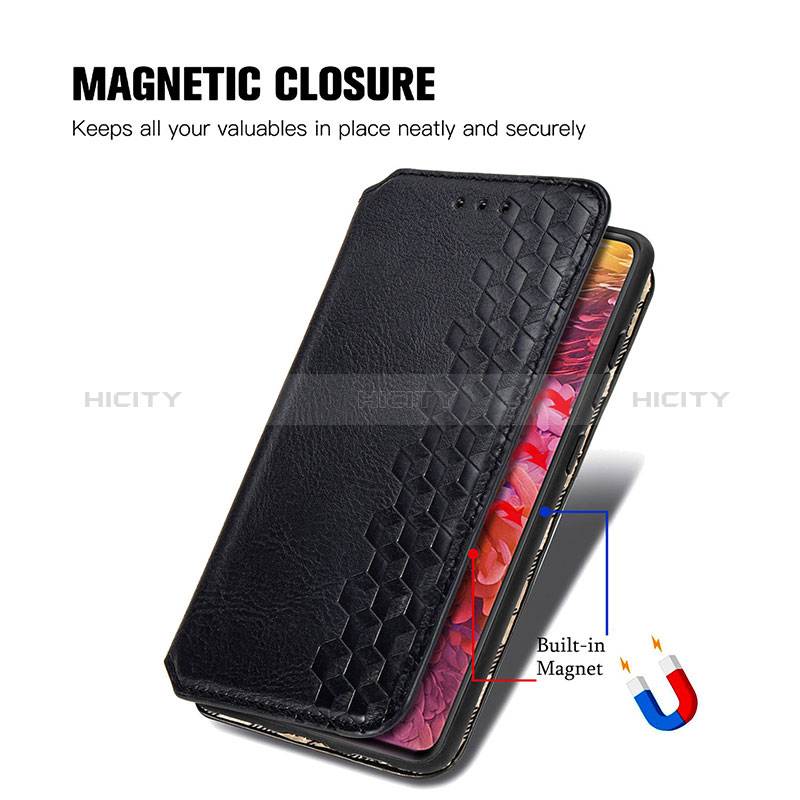 Custodia Portafoglio In Pelle Cover con Supporto S01D per Samsung Galaxy S20 FE (2022) 5G