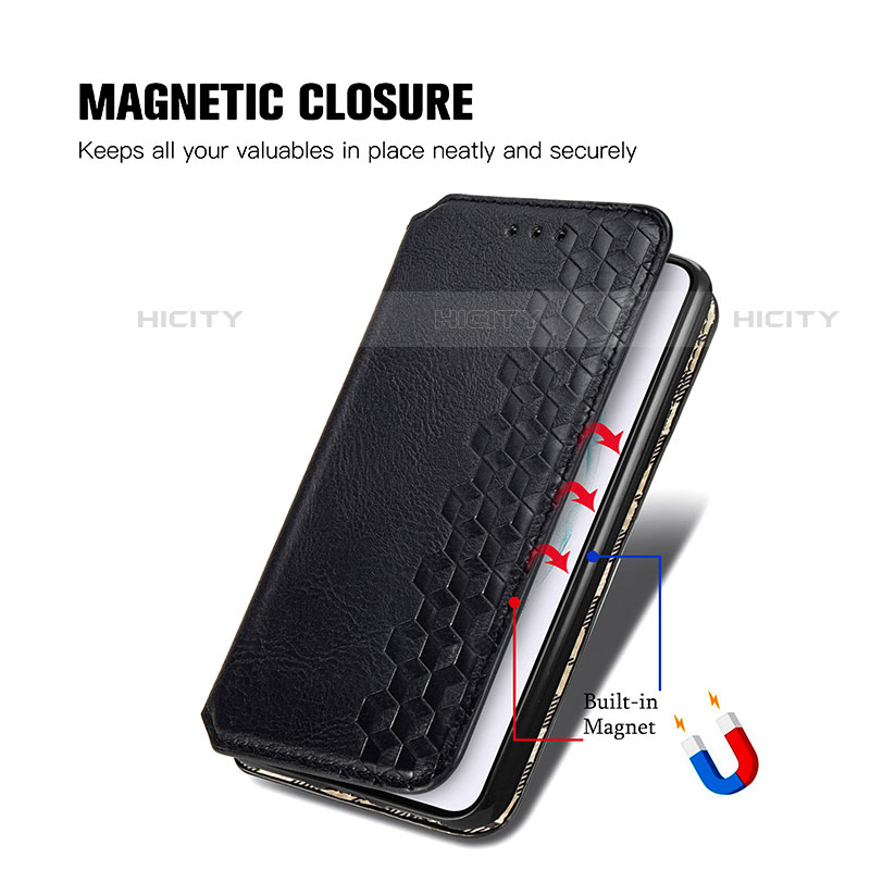 Custodia Portafoglio In Pelle Cover con Supporto S01D per Samsung Galaxy S21 FE 5G