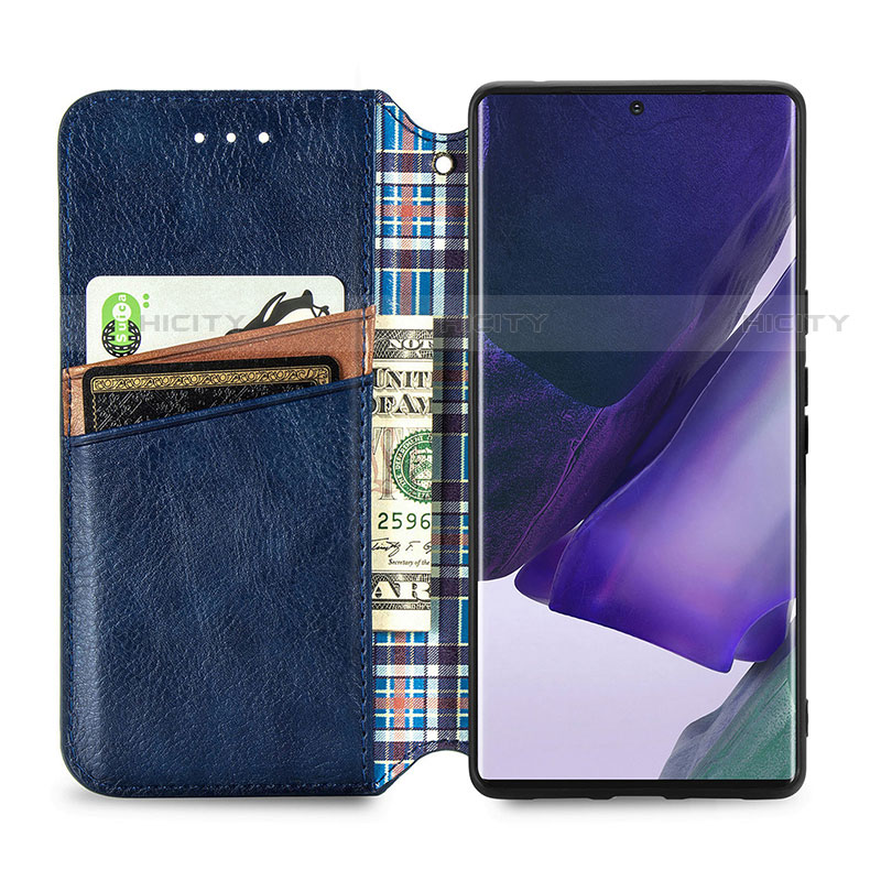 Custodia Portafoglio In Pelle Cover con Supporto S01D per Samsung Galaxy S21 Ultra 5G