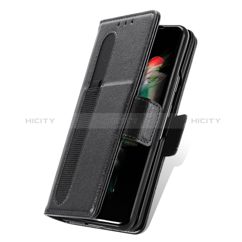 Custodia Portafoglio In Pelle Cover con Supporto S01D per Samsung Galaxy Z Fold3 5G