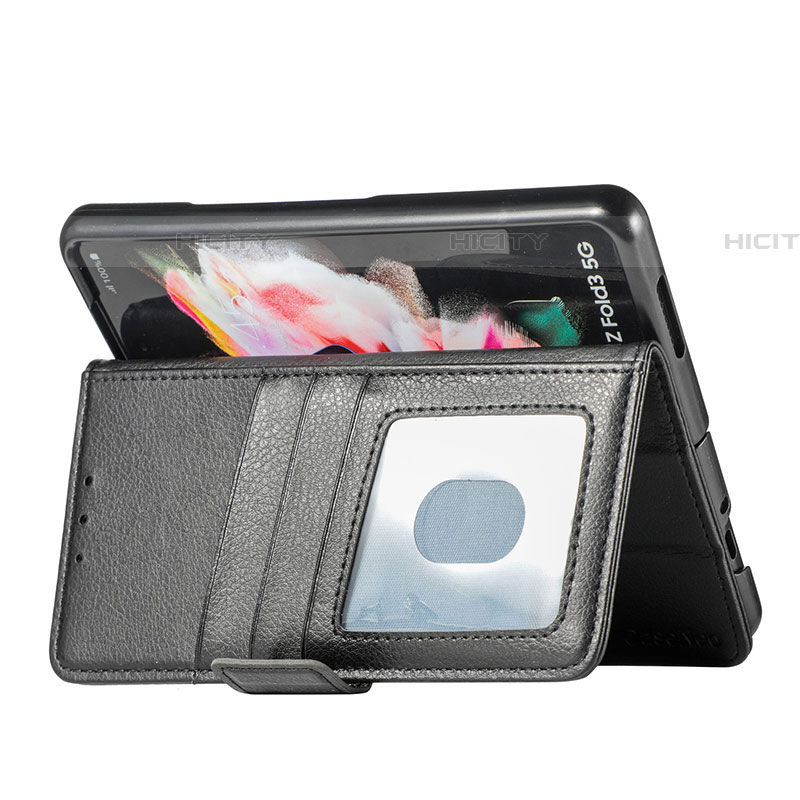 Custodia Portafoglio In Pelle Cover con Supporto S01D per Samsung Galaxy Z Fold4 5G