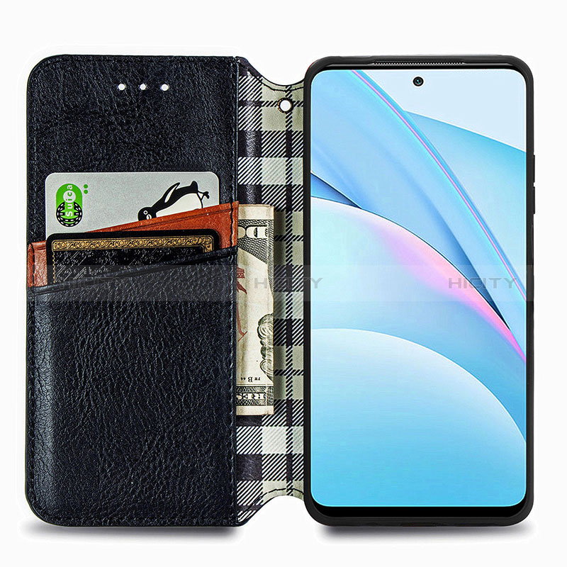 Custodia Portafoglio In Pelle Cover con Supporto S01D per Xiaomi Mi 10T Lite 5G