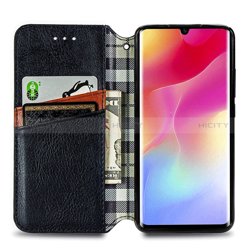 Custodia Portafoglio In Pelle Cover con Supporto S01D per Xiaomi Mi Note 10 Lite