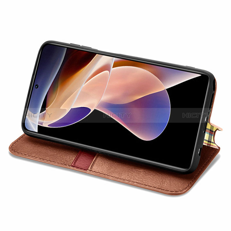 Custodia Portafoglio In Pelle Cover con Supporto S01D per Xiaomi Redmi Note 11 Pro+ Plus 5G
