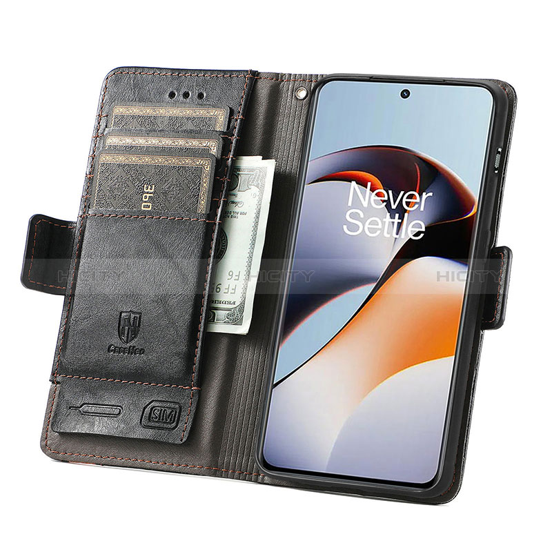 Custodia Portafoglio In Pelle Cover con Supporto S02D per OnePlus Ace 2 Pro 5G