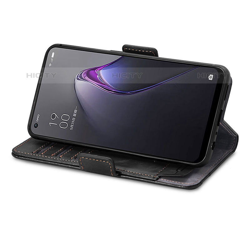 Custodia Portafoglio In Pelle Cover con Supporto S02D per Oppo Reno8 5G