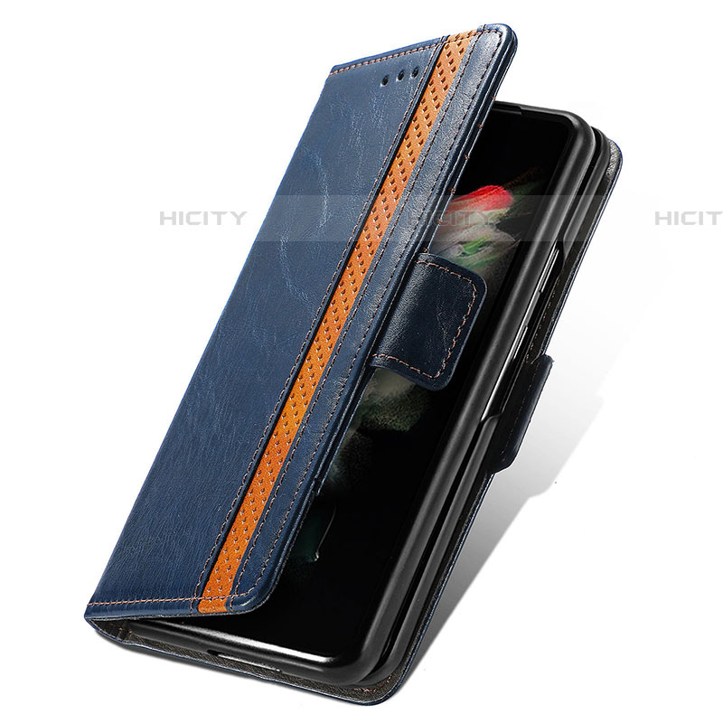 Custodia Portafoglio In Pelle Cover con Supporto S02D per Samsung Galaxy Z Fold4 5G