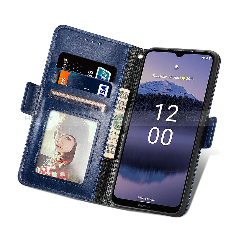 Custodia Portafoglio In Pelle Cover con Supporto S03D per Nokia G11 Plus