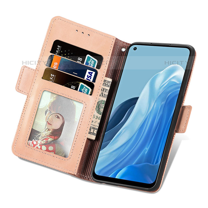 Custodia Portafoglio In Pelle Cover con Supporto S03D per Oppo F21s Pro 4G