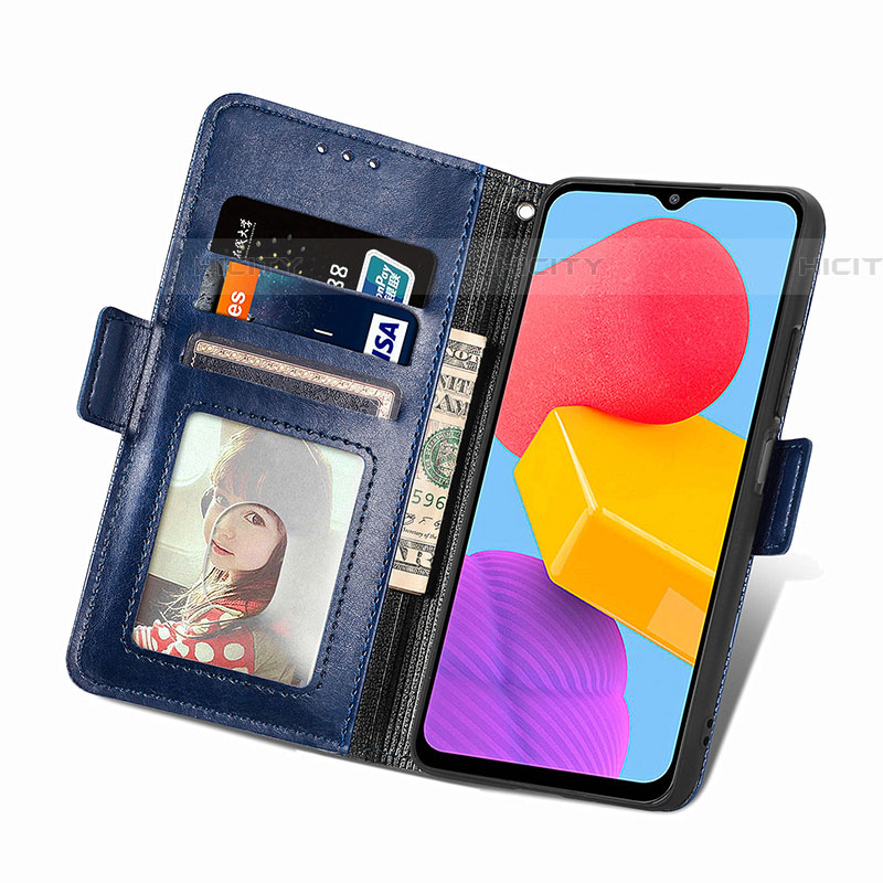 Custodia Portafoglio In Pelle Cover con Supporto S03D per Samsung Galaxy M13 4G